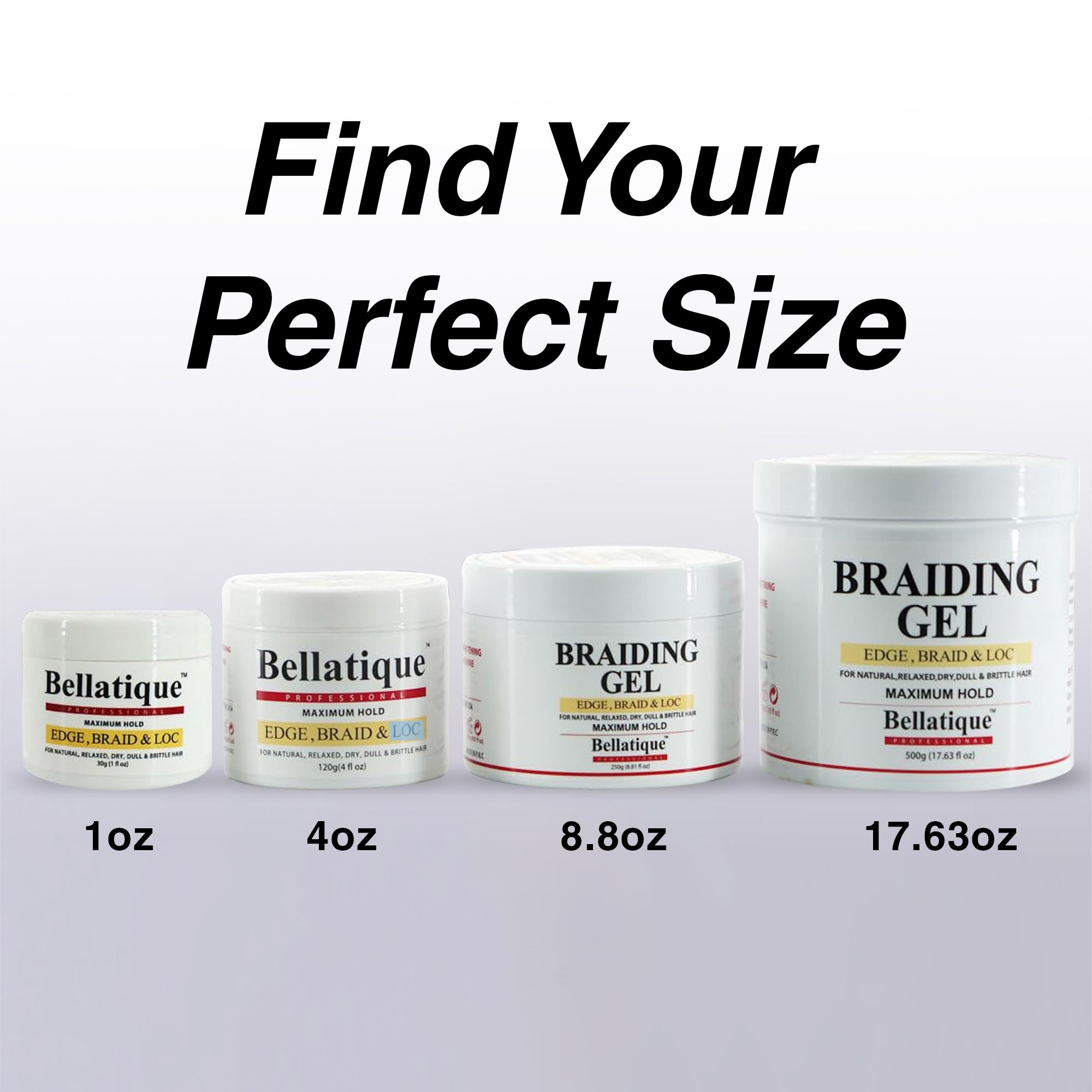 Hair with Bellatique gel gloss for healthy looking high shine.