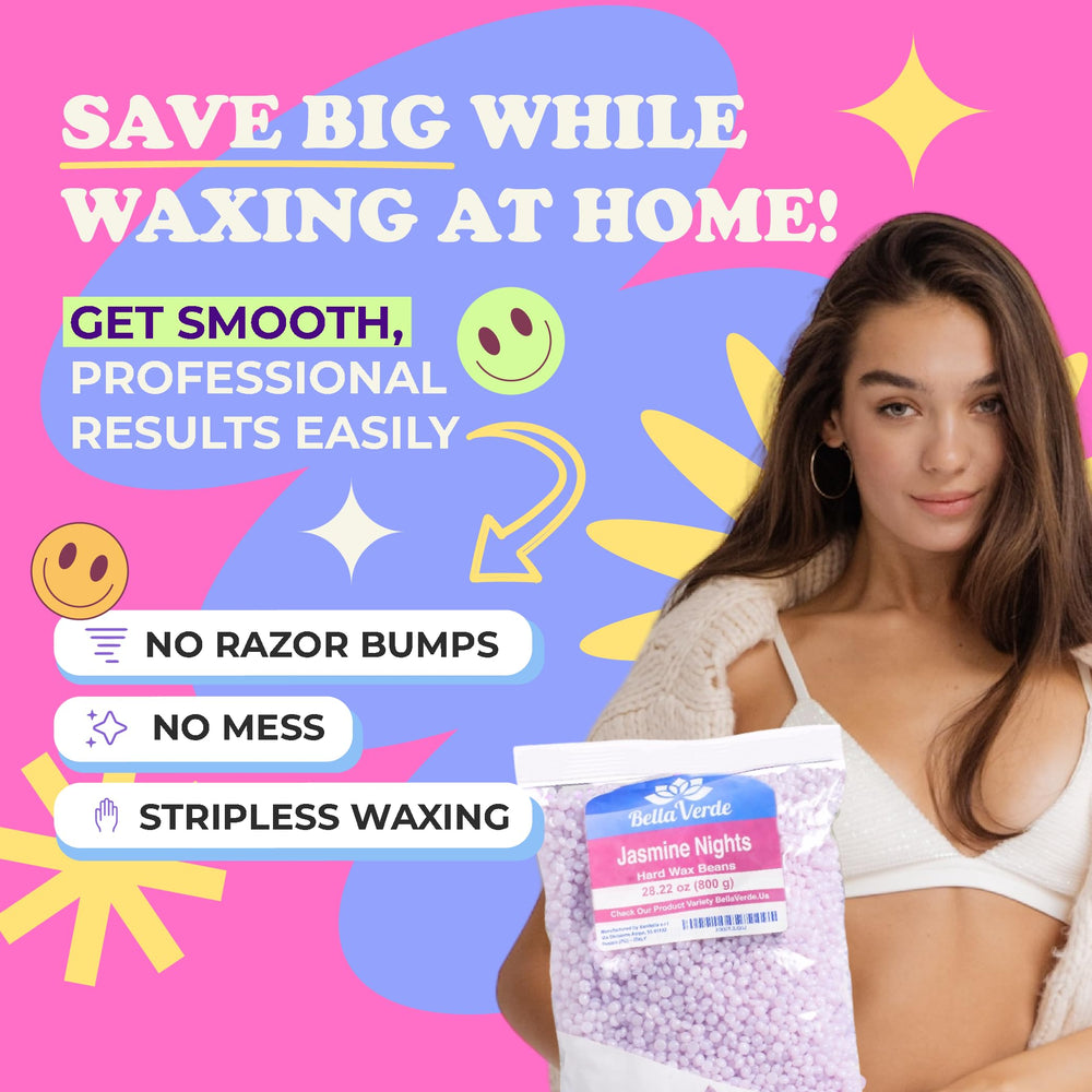 Bella Verde home waxing kit image, cost-effective spa-grade results.