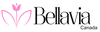 Bellavia Canada logo with a pink flower design on a white background
