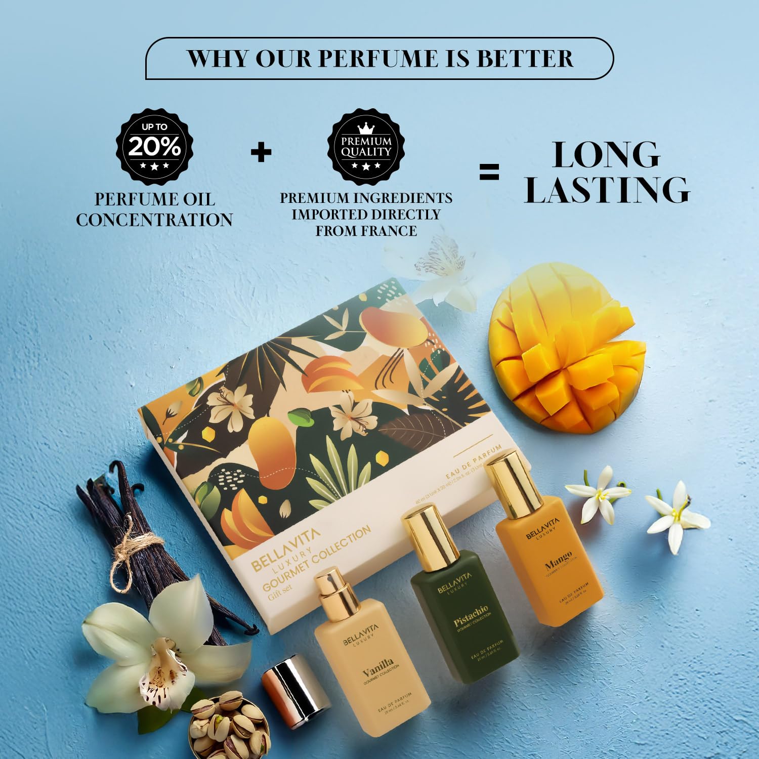 Bellavita Gourmet gift-ready set displayed for special occasions