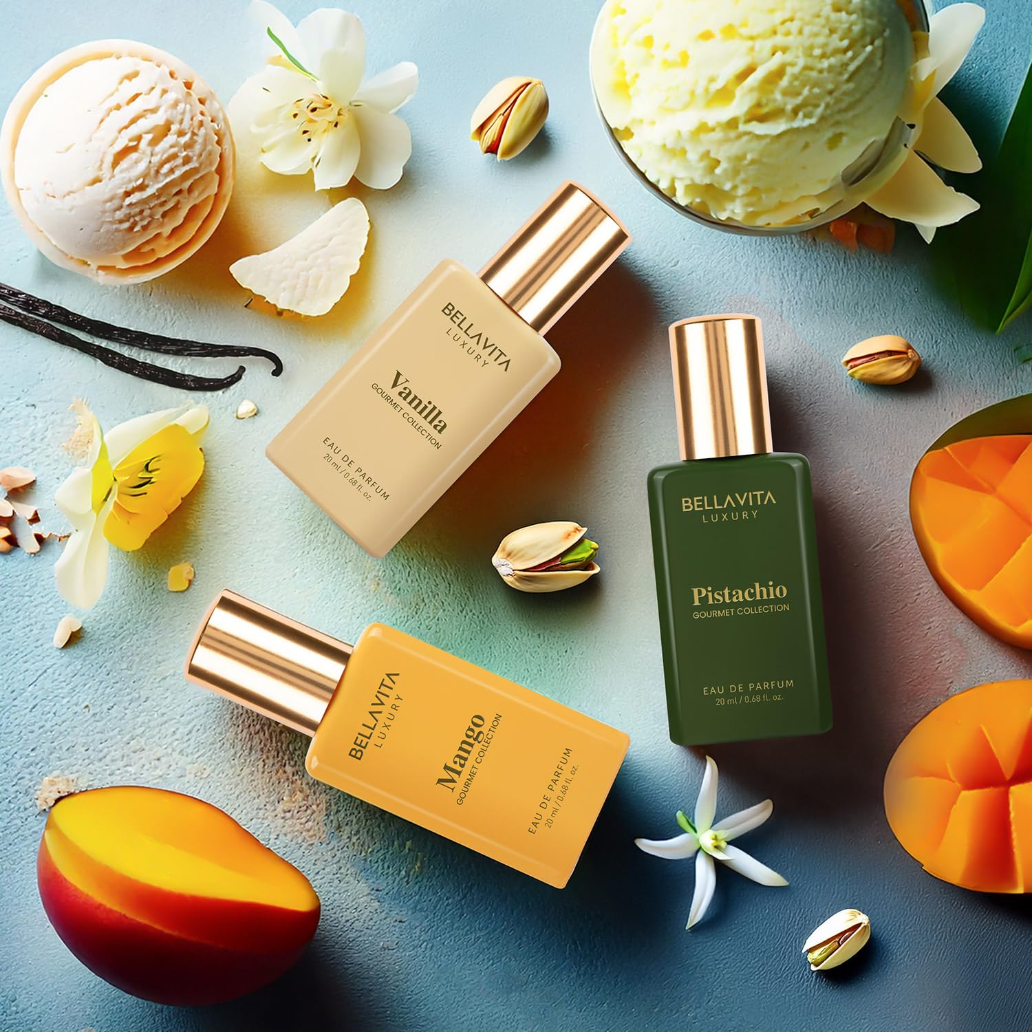 Bellavita Gourmet packaging ready for a premium fragrance gift