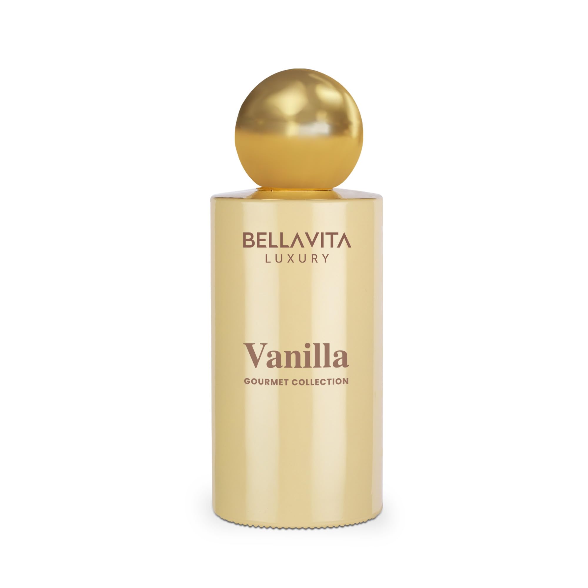 BELLAVITA Gourmet Vanilla EDP ingredients; imported oils deliver rich vanilla notes.