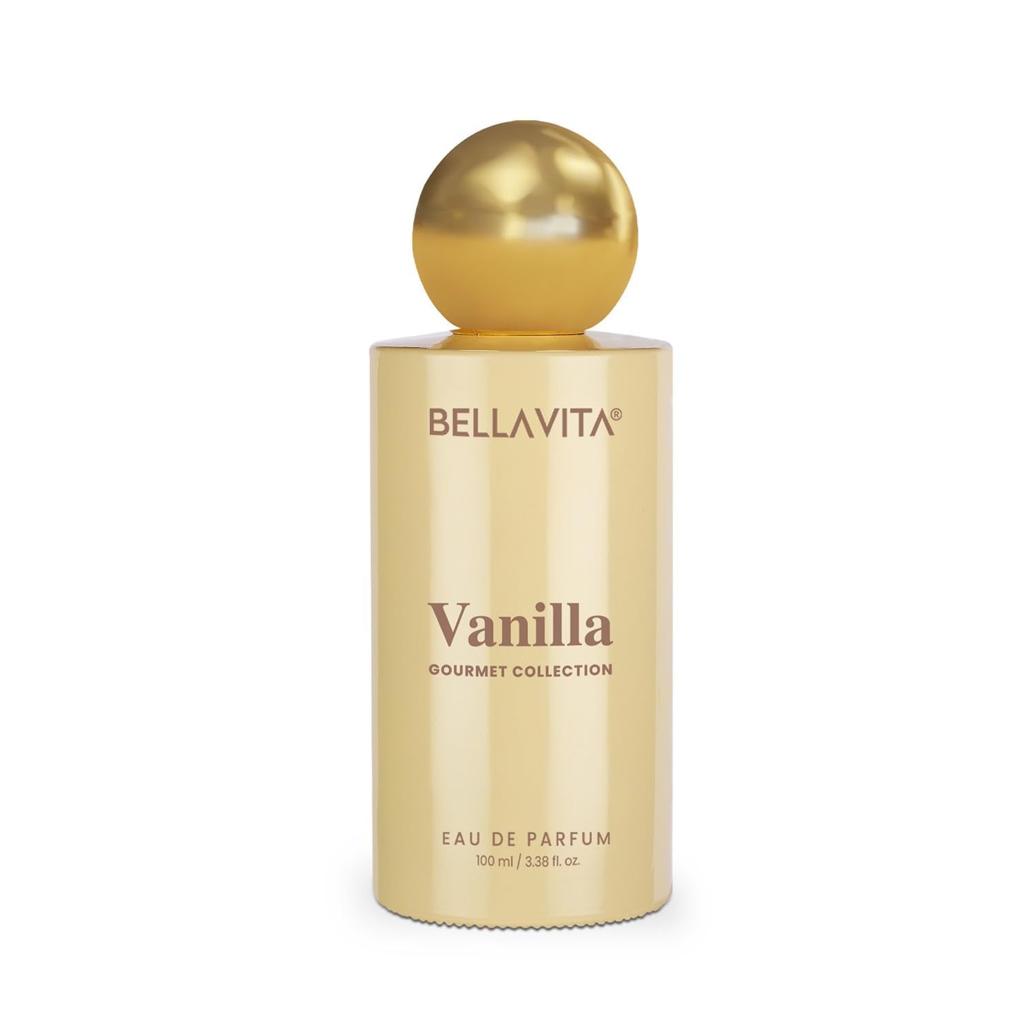 BELLAVITA Gourmet Vanilla EDP lifestyle setup; ideal for romantic evenings.