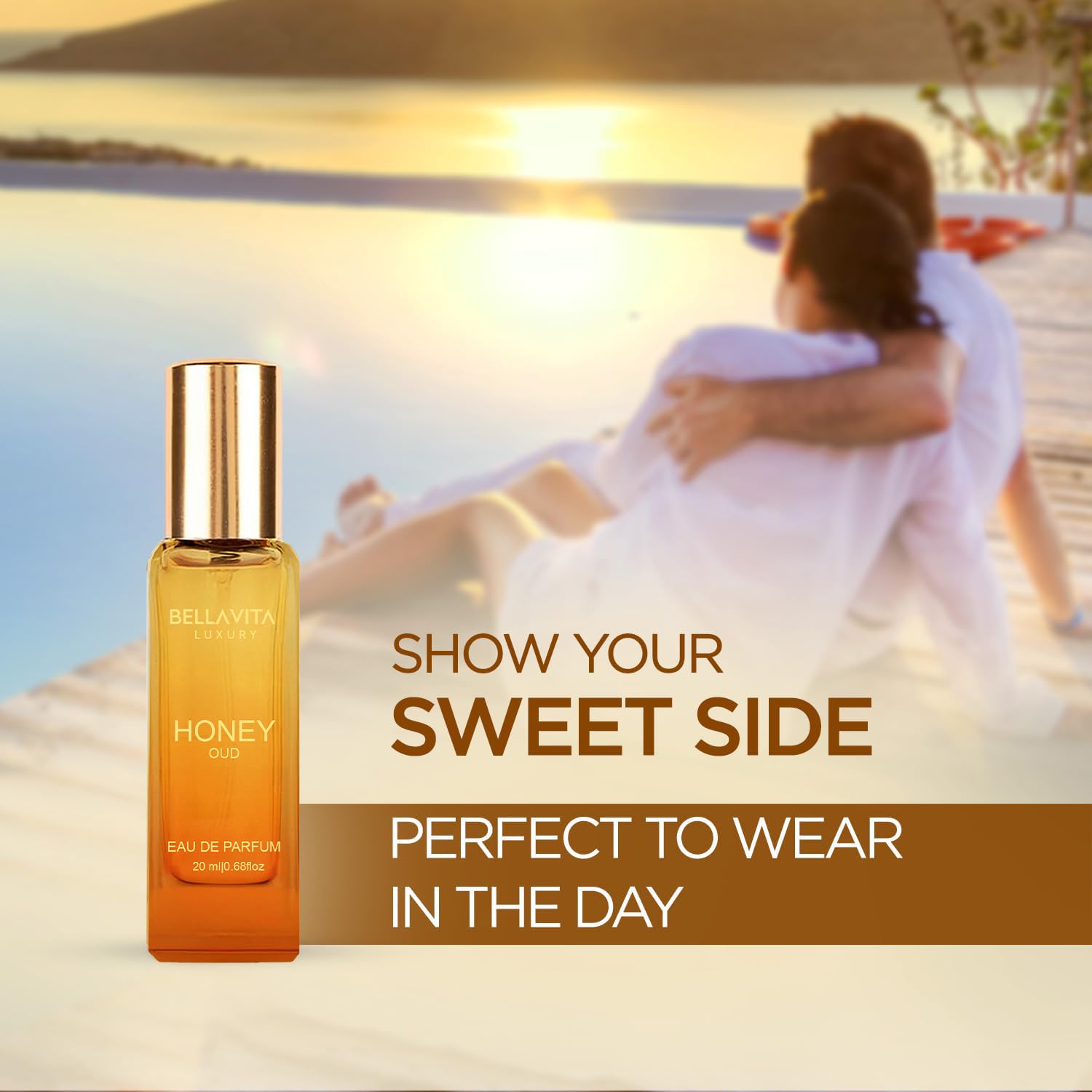 BellaVita Luxury Honey OUD mini application for quick refreshes