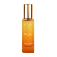 BellaVita Luxury Honey OUD travel bottle for on-the-go fragrance lasting appeal