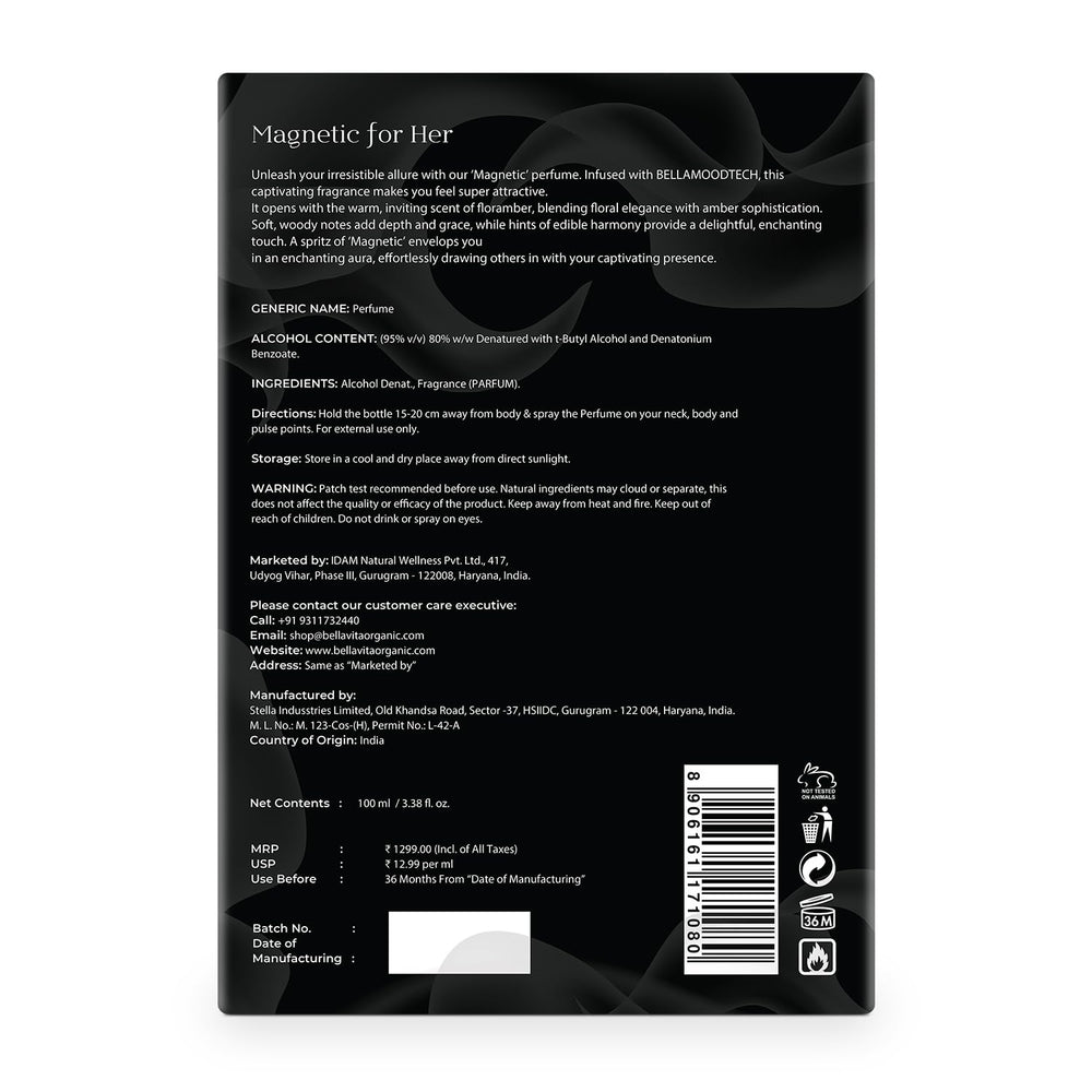 Bellavita Magnetic night-time essence, suitable for evening wear.