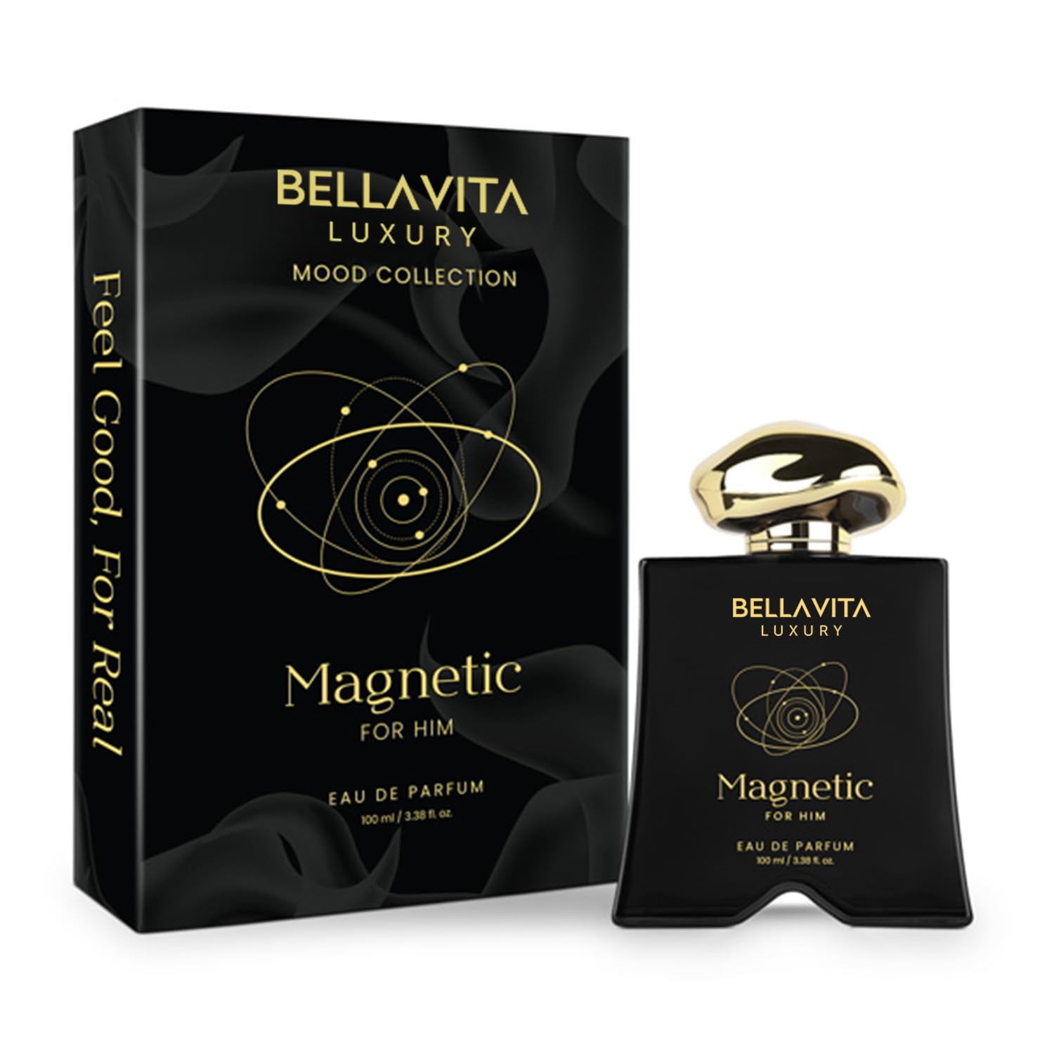 BELLAVITA Magnetic perfume bottle 100ml for daily confidence.