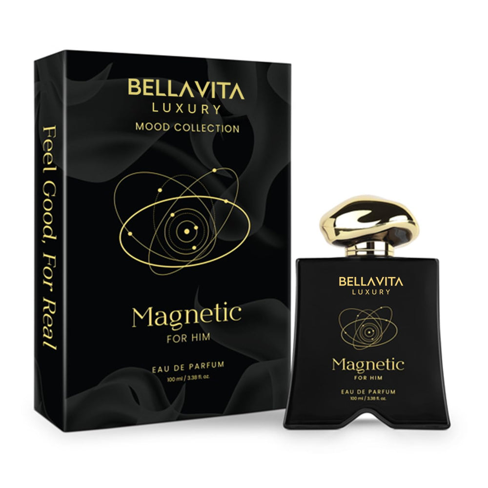 BELLAVITA Magnetic perfume bottle 100ml for daily confidence.