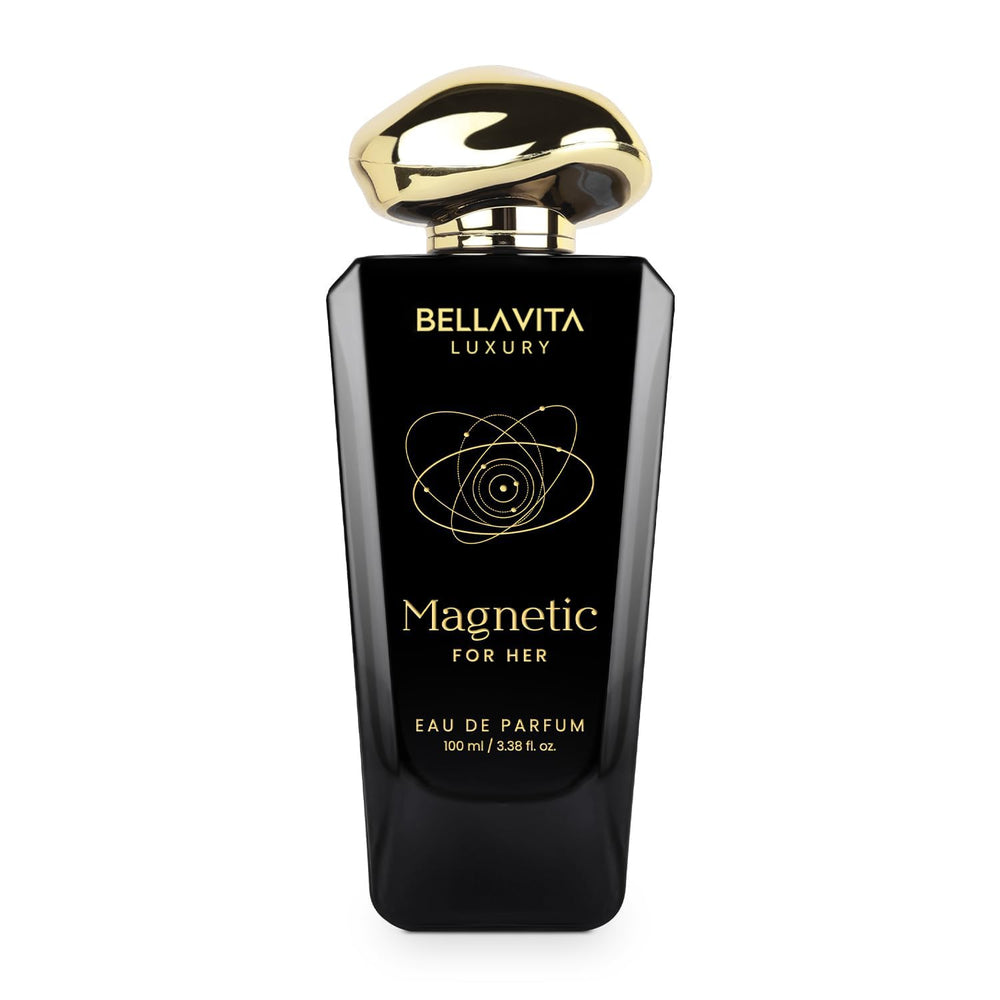 Bellavita Magnetic travel-size bottle, ideal for on-the-go refresh.