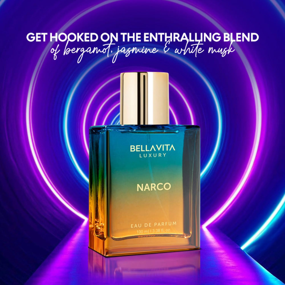 Bellavita Narco travel size bottle ideal for on the go fragrance