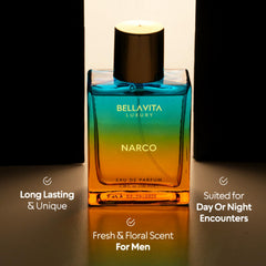 Bellavita Narco white musk base closeup conveys subtle warmth for evenings