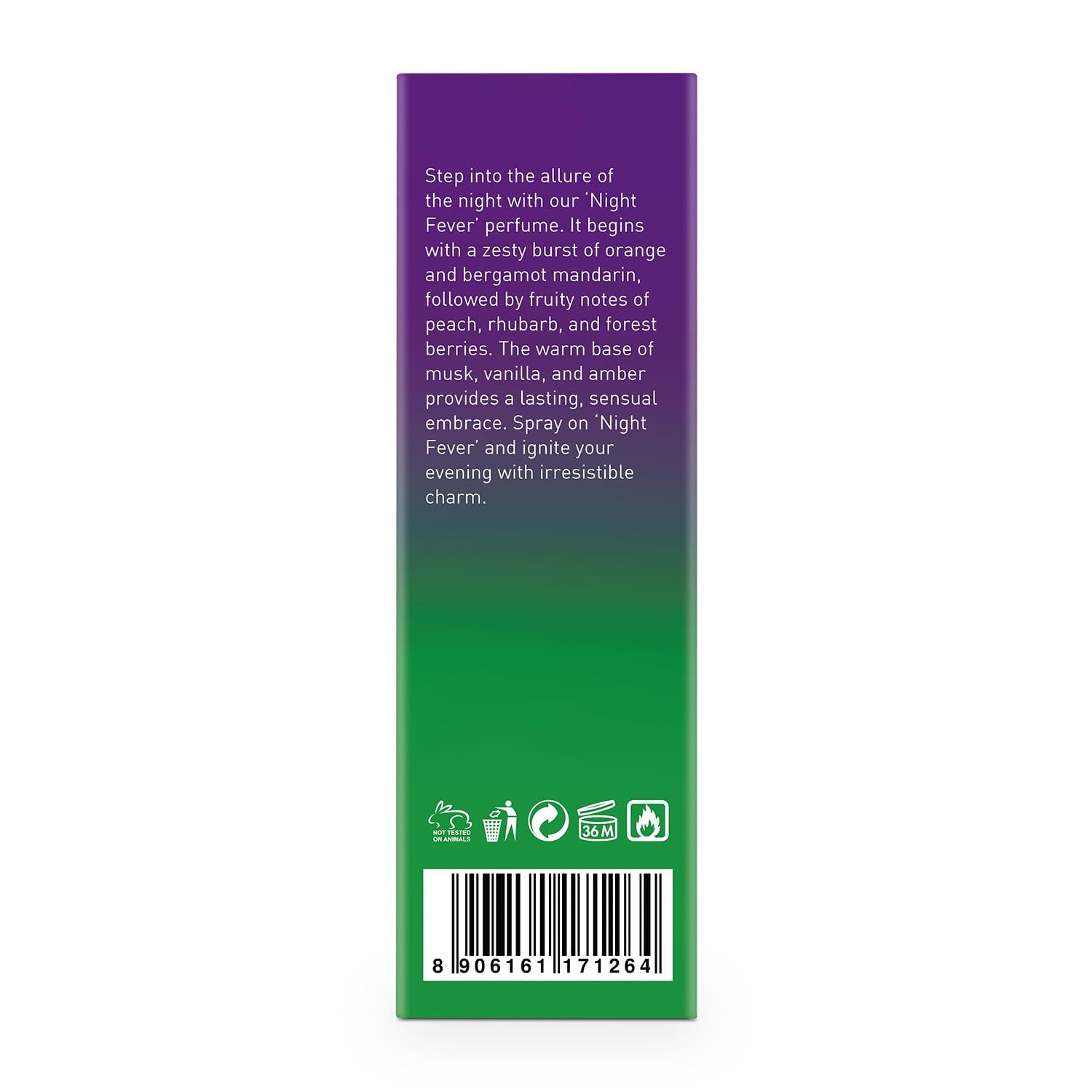 Bellavita Night Fever long-lasting trace suggests all-day wear potential.