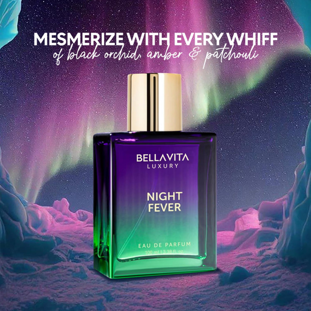 Bellavita Night Fever spray action demonstrates easy application.
