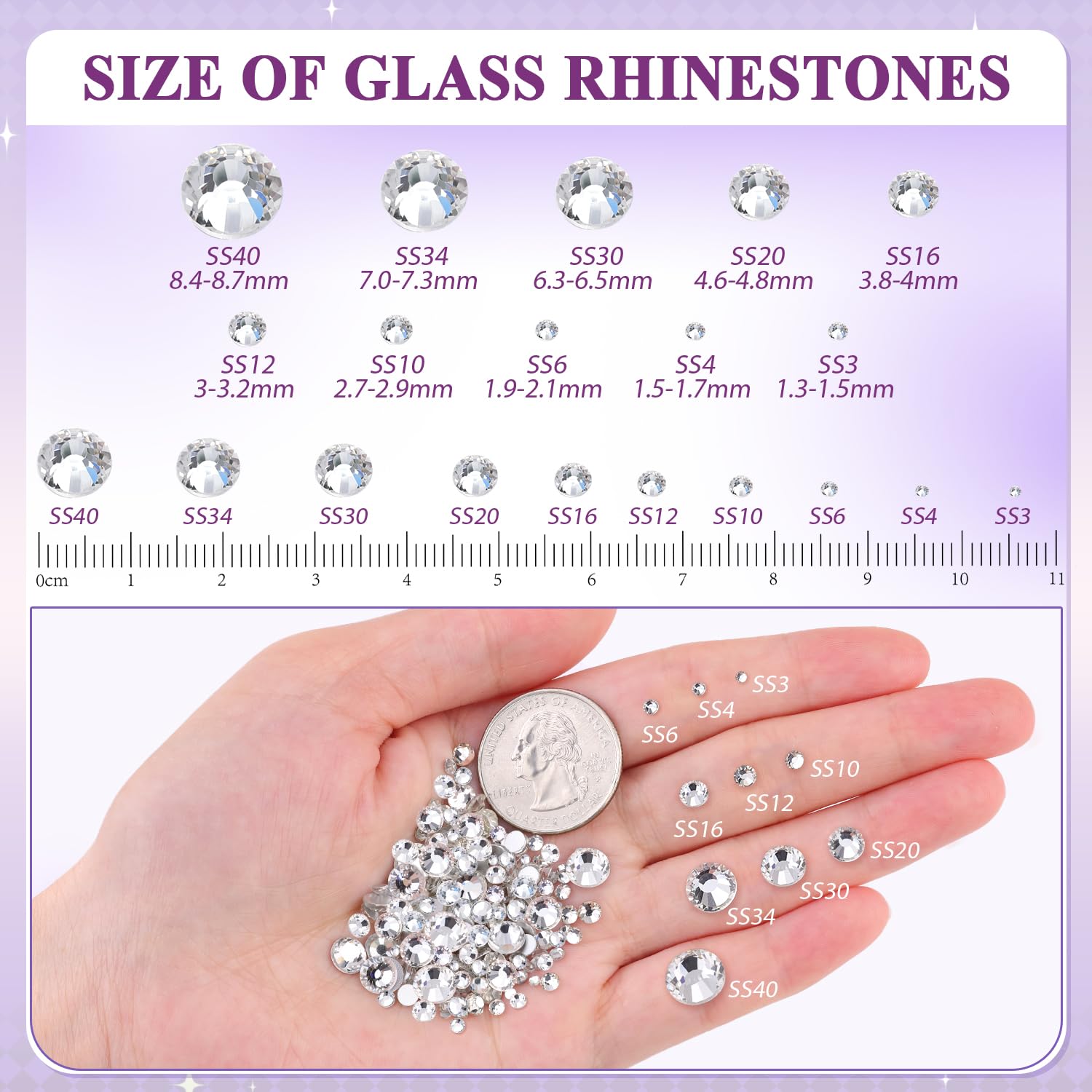 BELLEBOOST crystal rhinestones ideal for nail art and fashion accents