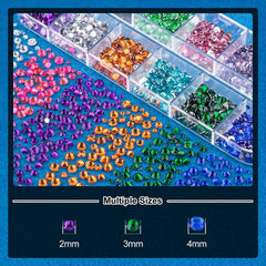 BELLEBOOST flat-back clear gems in crystal for shiny accents
