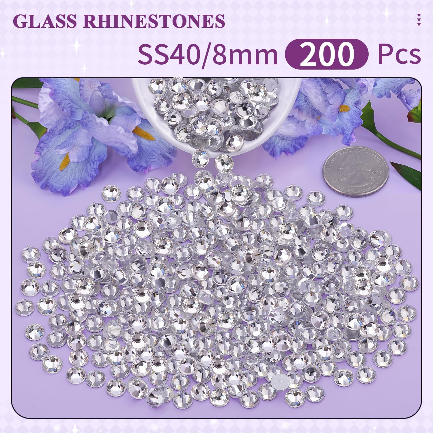 BELLEBOOST flatback crystal gems ready for DIY projects