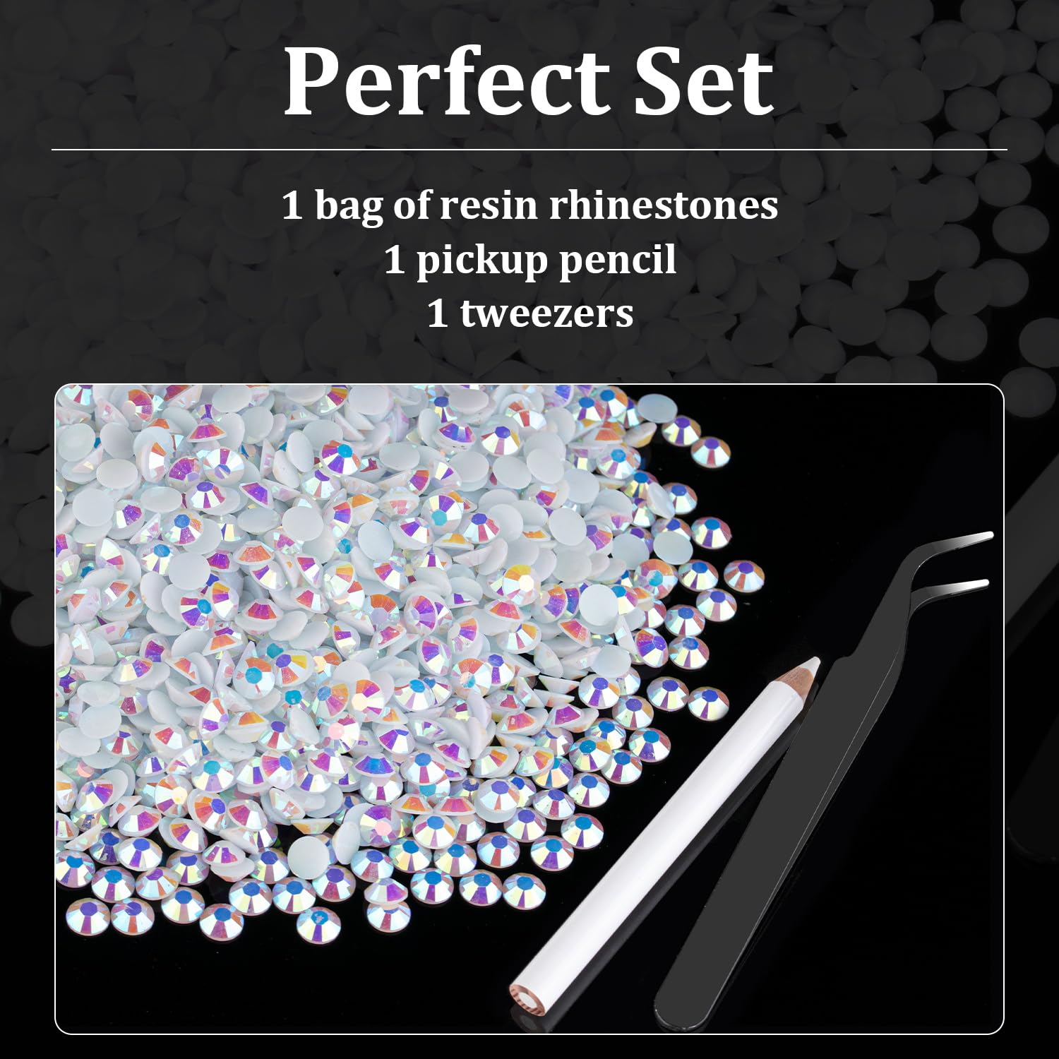 BELLEBOOST iridescent rhinestones reflect light for eye-catching crafts and makeup accents.