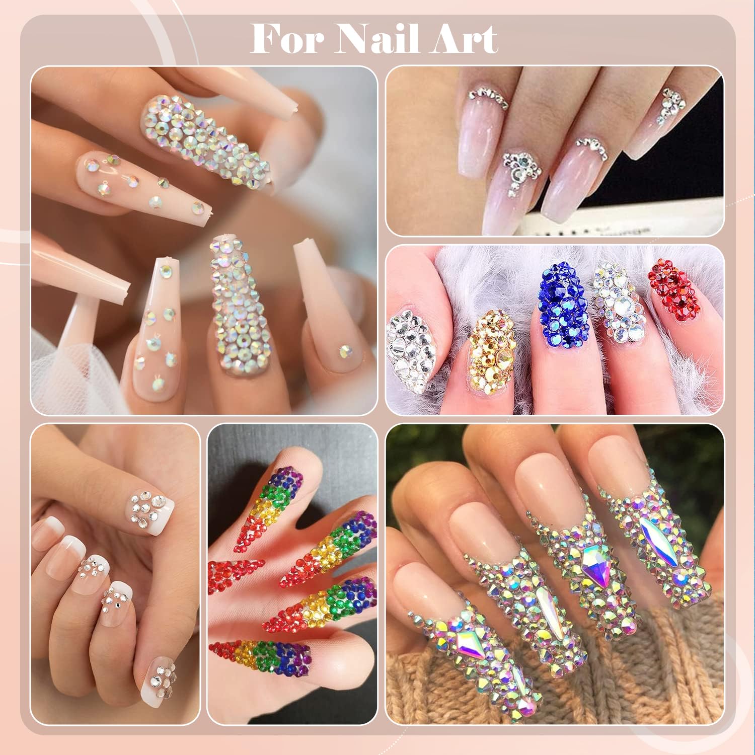 BELLEBOOST complete nail art decorations set for quick decorating.