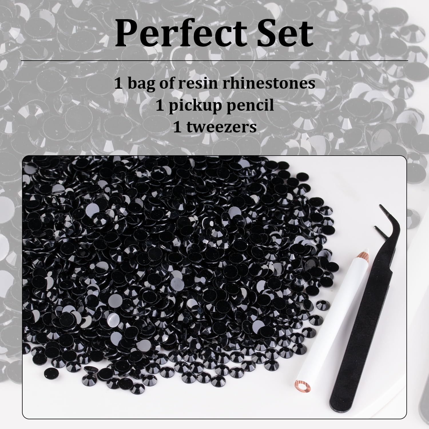 BELLEBOOST nail art setup ready for applying resin stones