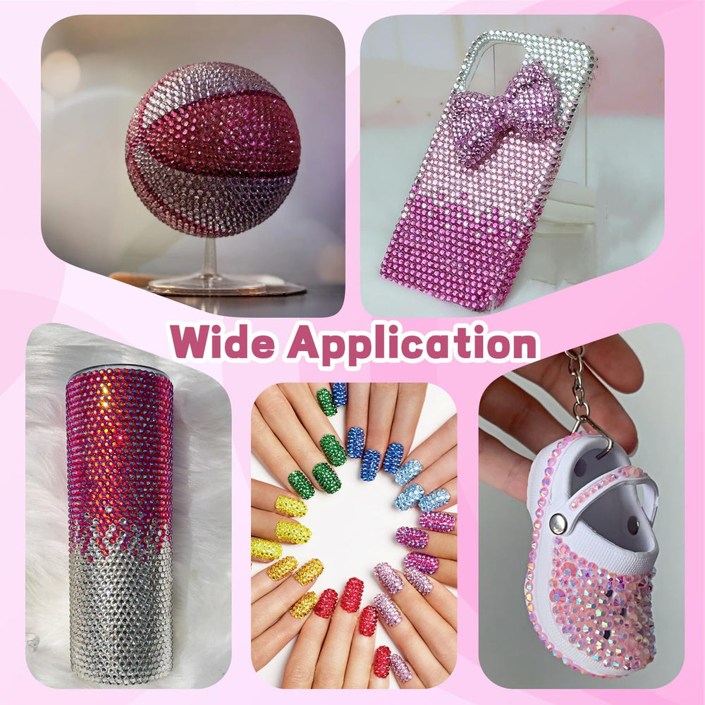 BelleBoost resin gems with durable coating offer long-lasting sparkle