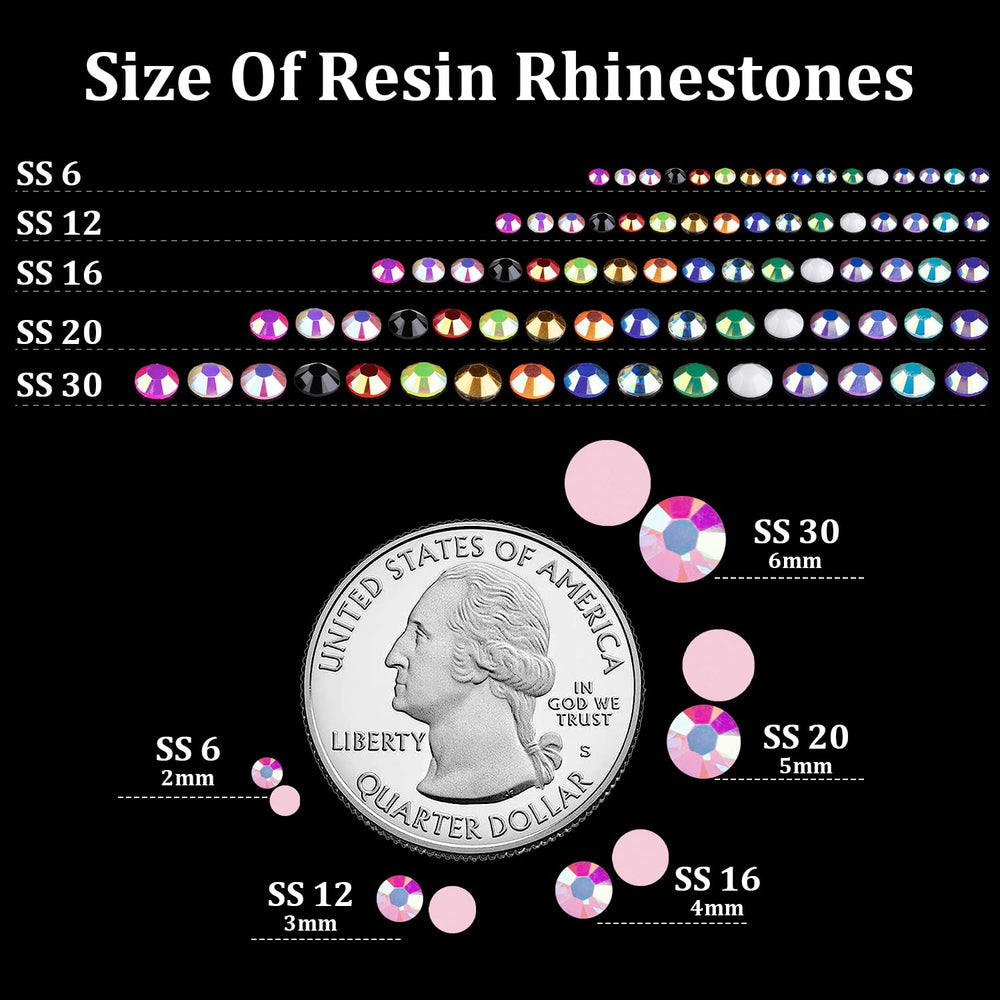BELLEBOOST rhinestones ideal for crafts and diamond painting projects