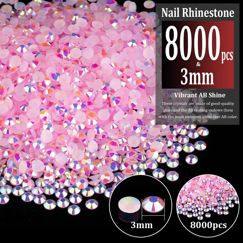 BELLEBOOST rhinestones for nail art with vibrant AB shine