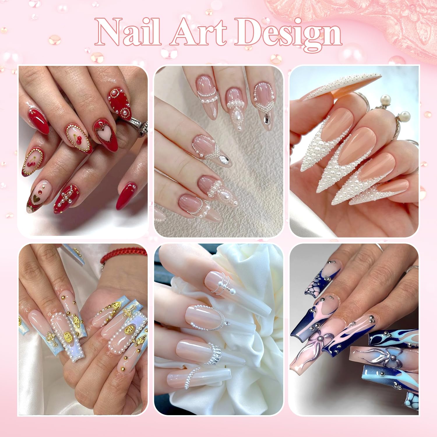 BELLEBOOST six bead sizes from 0.8 to 3 mm for versatile designs.