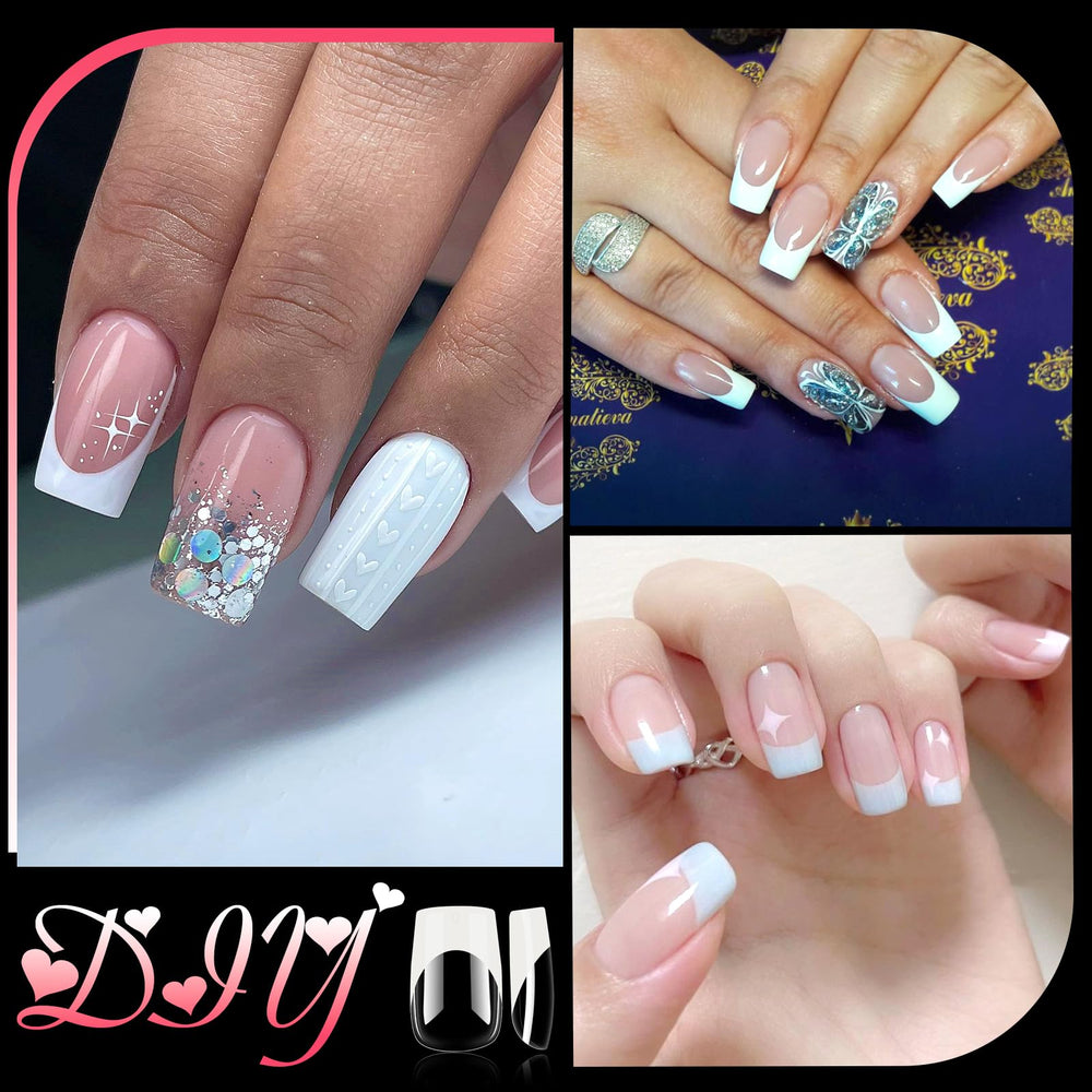 Bellelfin easy trim and apply nail tips for quick DIY manicure