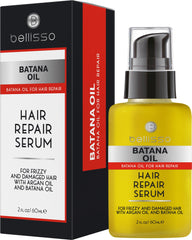 Bellisso Batana Oil Serum bottle for easy daily use and lightweight thickening.