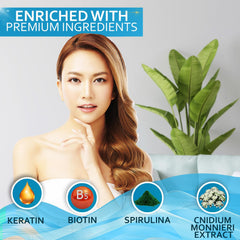 Bellisso Biotin Conditioner tube close-up highlights salon-grade formula.