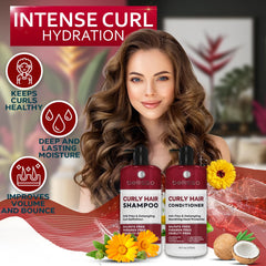 Bellisso Curly Conditioner tube deeply hydrates for defined waves