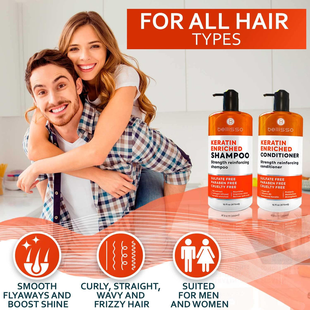Bellisso curly hair image illustrates frizz control and defined texture.