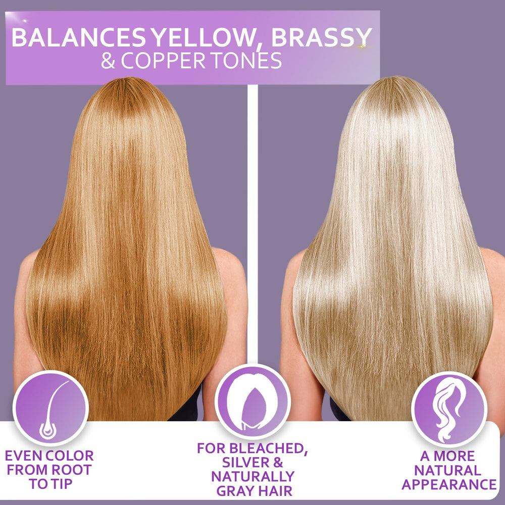 Bellisso purple-hair-mask botanical-extracts nourishes hair with chamomile and argan oil.