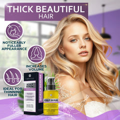 Bellisso scalp serum dropper for precise application to itchy spots.