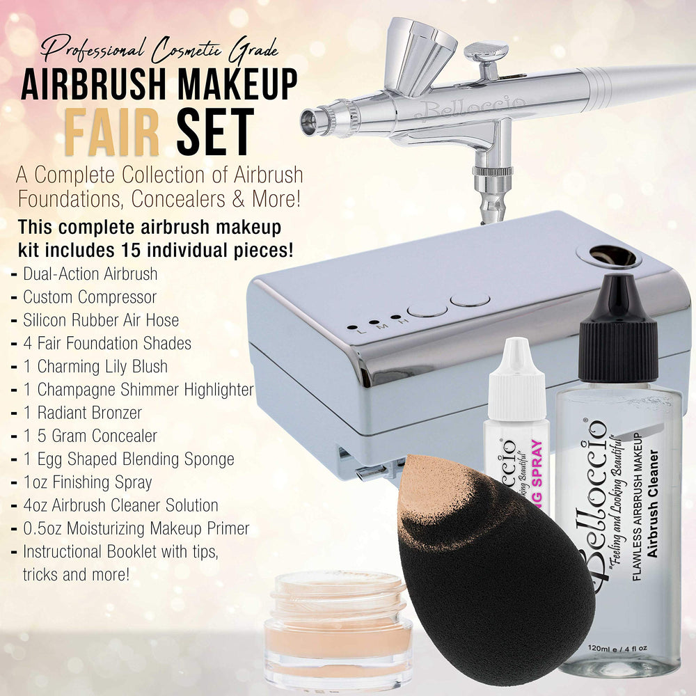 Belloccio four-shade foundation set enables precise match across skin tones