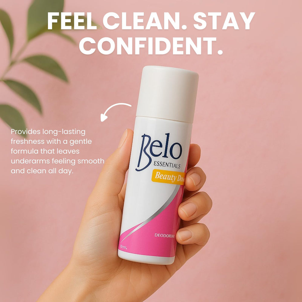 Belo Essentials Beauty Deo subtle fragrance adds fresh notes without overpowering.