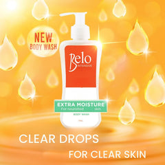 Rich lather demonstrates luxurious cleansing with Belo Essentials Intensive Body Wash