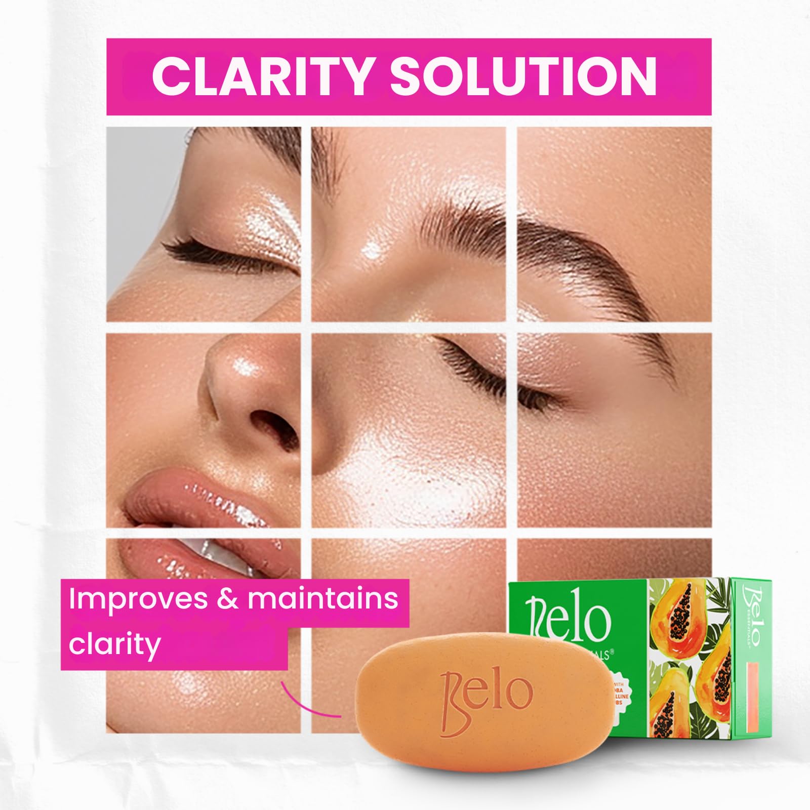 Fresh Belo Essentials aroma enhances the cleansing routine