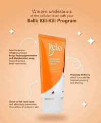 Belo Underarm Cream Orange Variant packaged set image for convenience.