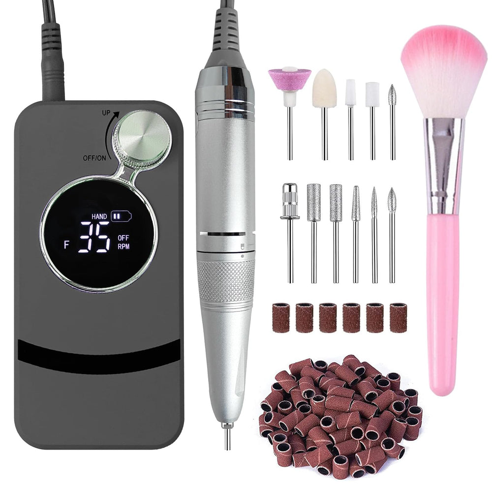 Belovedone nail drill 35000RPM in action for fast removal and smooth operation