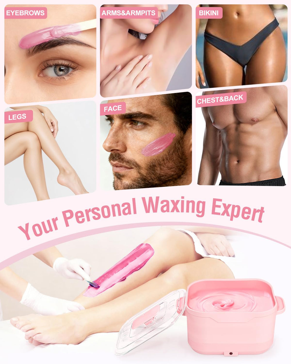 Beloving fast heating keeps wax ready quickly and evenly.