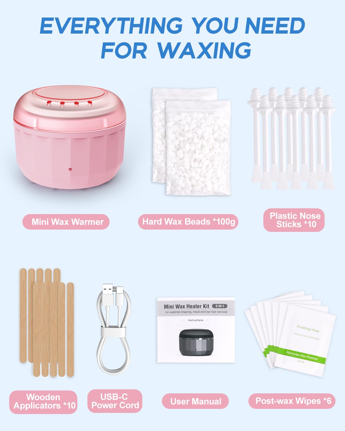 Beloving post-wax wipes for easy cleanup after waxing
