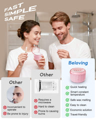 Beloving silicone wax pot for safe, easy melting during waxing sessions