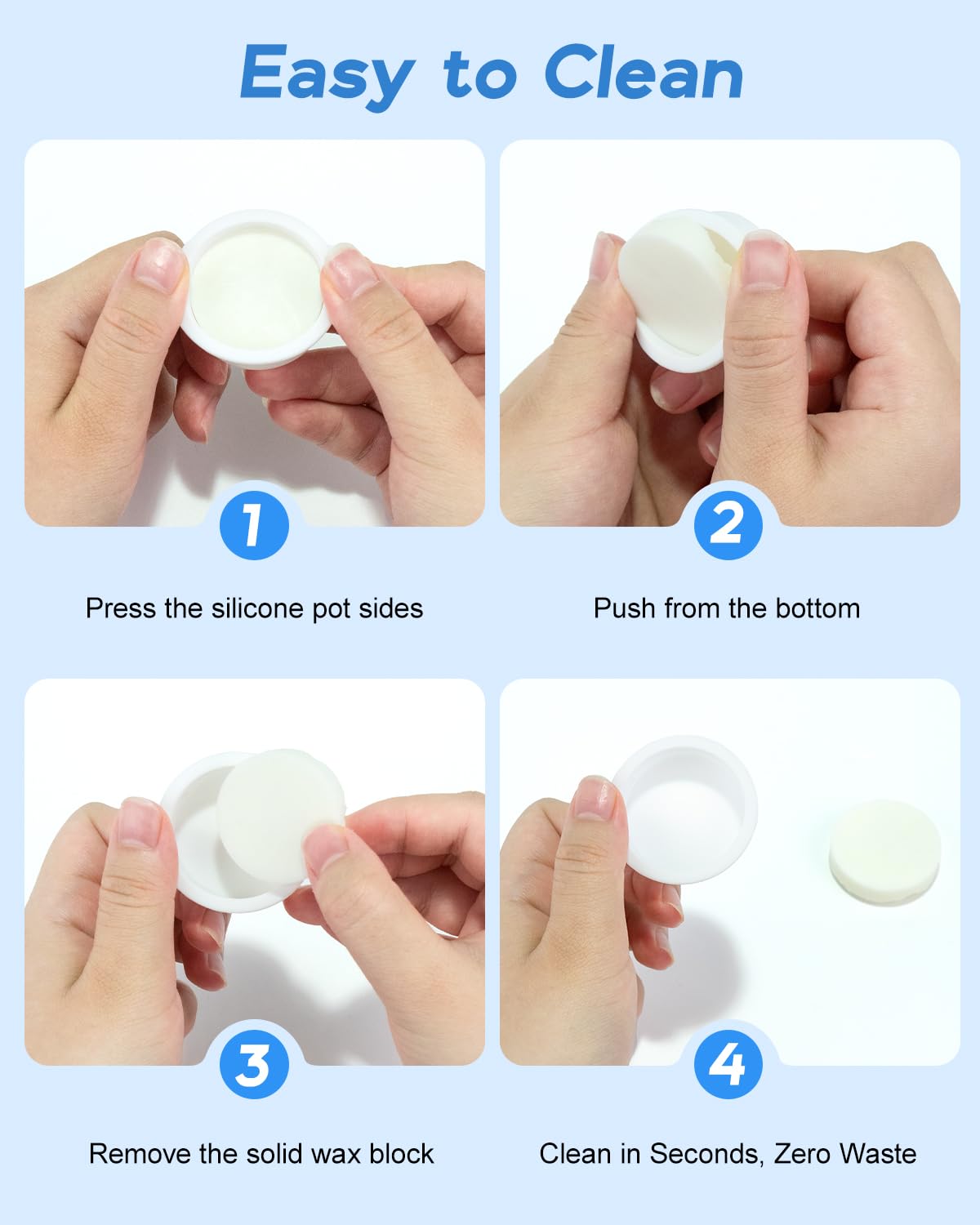 Beloving complete wax kit contents shown together for small-area waxing