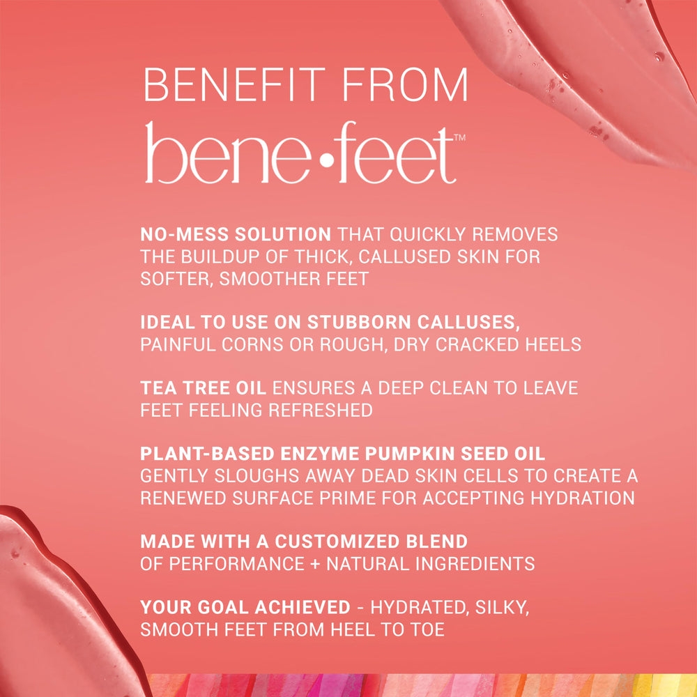 Benefeet Best Foot Forward heel care target rough patches with peeling power.