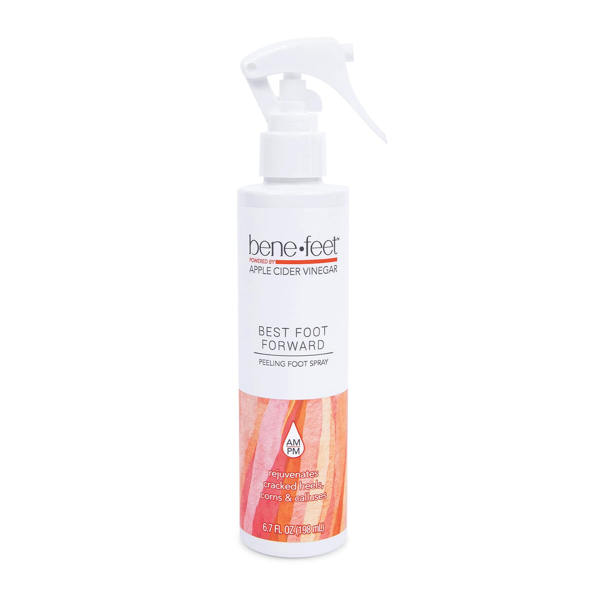 Benefeet Best Foot Forward peeling spray bottle for smooth feet