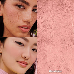Benefit Dandelion Blush Mini brush-stroke application for a soft airbrushed finish