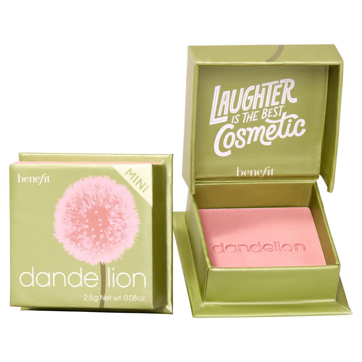Benefit Dandelion Blush Mini compact, silky-pink powder for a natural glow