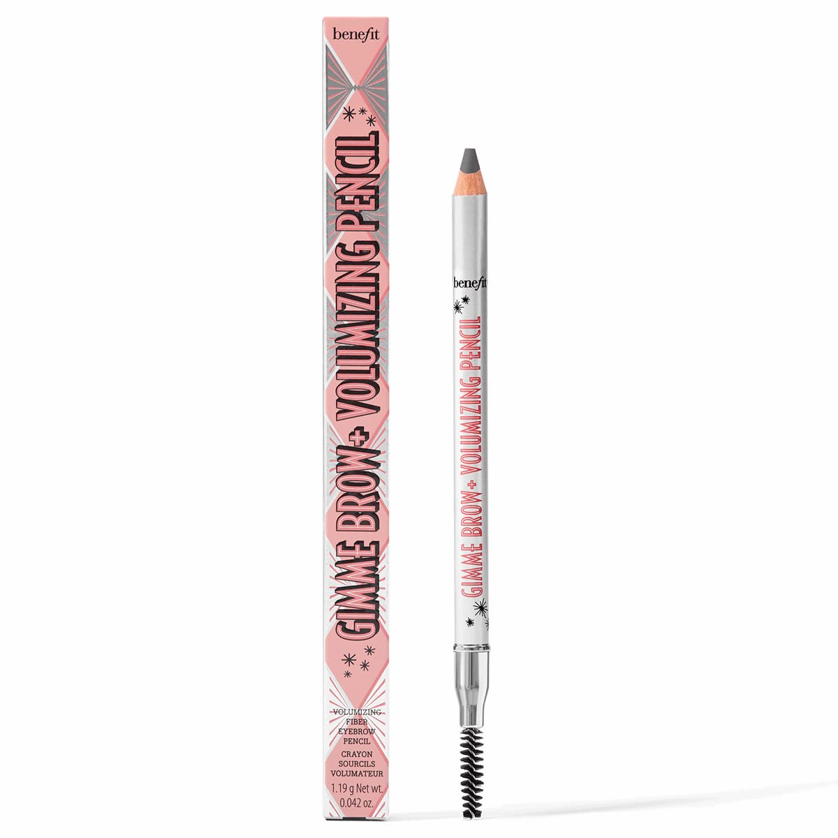 Benefit Gimme Brow+ brow pencil with fibers for natural fullness and defined arches