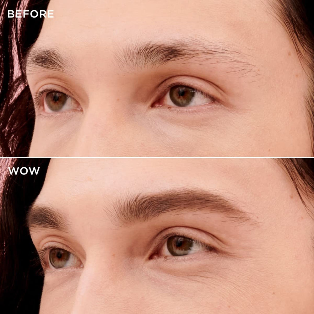 Benefit Gimme Brow spoolie blending brows for a soft finish